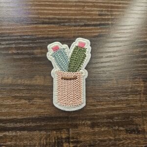 Cute Cactus Girly Y2K Embroidered Patch